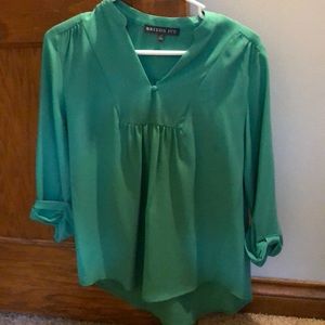 Green blouse